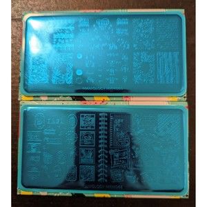Maniology stamping plates MXM 065 & 066